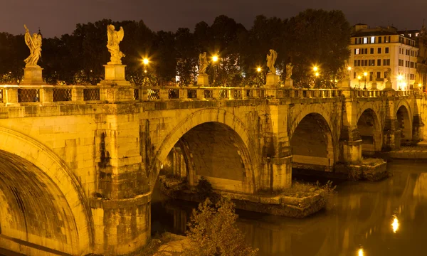 Ponte Sant'Angelo, Rome, Italy — Stock Photo, Image