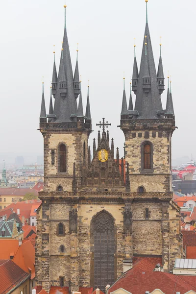 Iglesia de Nuestra Señora ante Tyn, Praga, República Checa —  Fotos de Stock