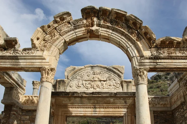 Tempio di Adriano Efeso — Foto Stock