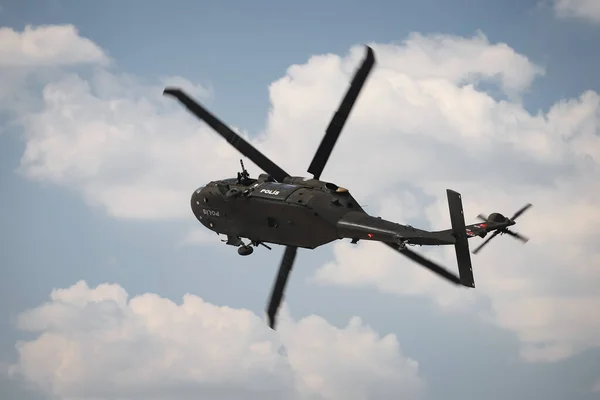 Ankara Turkey June 2021 Turkish Police Force Sikorsky Performing — Stock Photo, Image