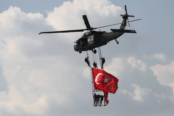Ankara Turkey June 2021 Turkish Police Force Sikorsky — 스톡 사진