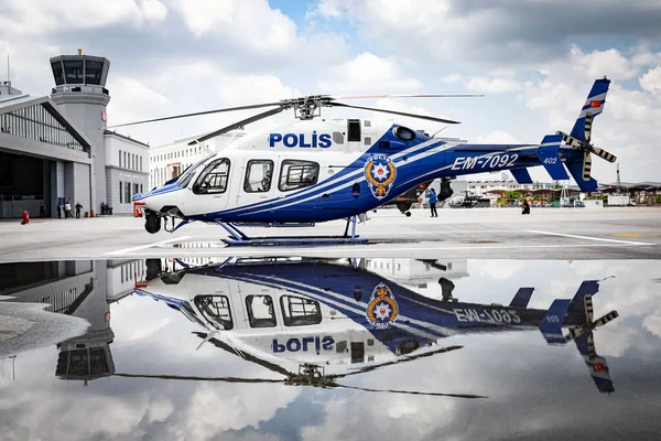 Ankara Turkey Juni 2021 Turkse Politie Bell 429 Globalranger Helikopter — Stockfoto