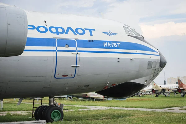 Kiev Ukraine August 2021 Aeroflot Ilyushin 76Md Tentoongesteld Het Oleg — Stockfoto