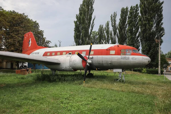 Kiev Ukraine August 2021 Aeroflot Avia 14P Visas Oleg Antonov — Stockfoto