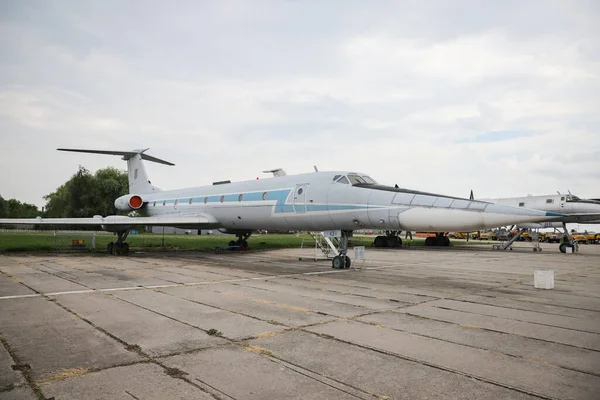 Kiev Ukraine August 2021 Oekraïense Luchtmacht Tupolev 134Ubl Tentoongesteld Oleg — Stockfoto
