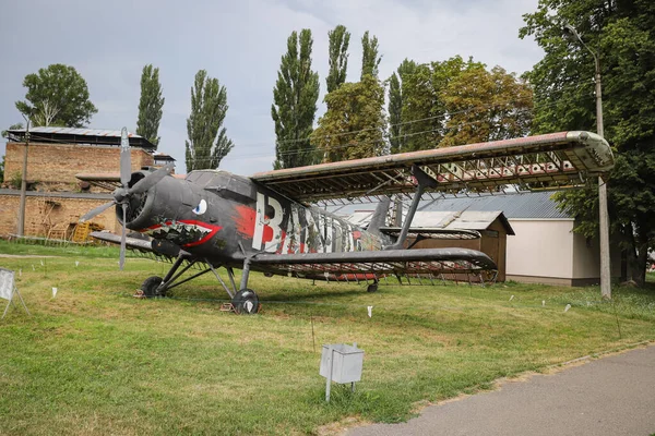 Kiev Ukraine 2021年8月1日 ソ連空軍アントノフAn 2がオレグ アントノフ国立航空博物館に展示 — ストック写真