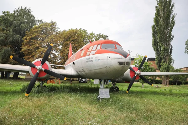 Kiev Ukraine August 2021 Aeroflot Avia 14P Visas Oleg Antonov — Stockfoto