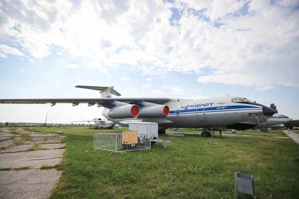 Kiev Ukraine August 2021 Aeroflot Ilyushin 76Md Tentoongesteld Het Oleg — Stockfoto