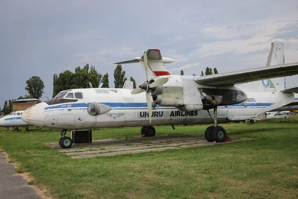 Kiev Ukraine Agosto 2021 Uhuru Airlines Antonov Exibido Oleg Antonov — Fotografia de Stock