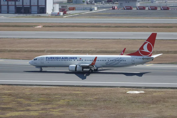 Istanbul Turquía Agosto 2021 Turkish Airlines Boeing 737 9F2Er 40979 — Foto de Stock