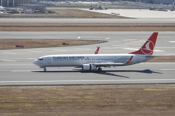 Istanbul Turkey Августа 2021 Turkish Airlines Boeing 737 9F2Er 40979 — стоковое фото