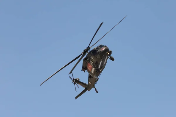 Eskisehir Turkey September 2021 Turkish Jandarma Force Sikorsky Yarasa Display — стокове фото