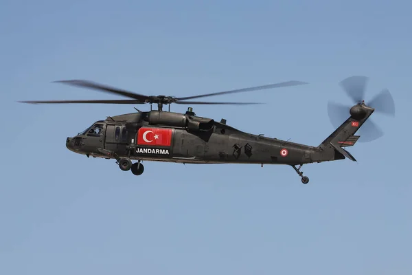 Eskisehir Turquie Septembre 2021 Affichage Jandarma Force Turque Sikorsky Yarasa — Photo