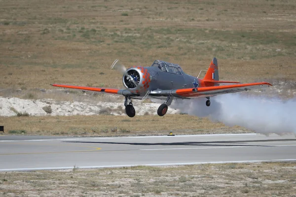 Eskisehir Turkey September 2021 Air Space Museum North American Texan — 图库照片