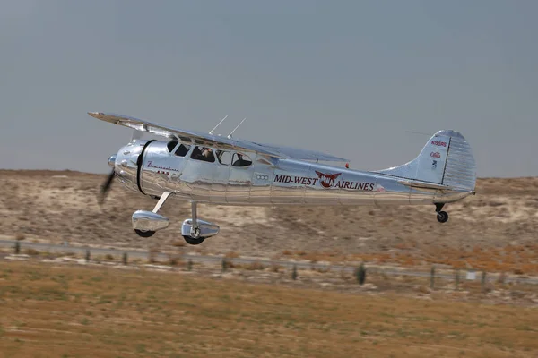 Eskisehir Turkey September 2021 Lucht Ruimtemuseum Cessna 195 Businessliner Tentoongesteld — Stockfoto