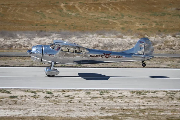 Eskisehir Turkey September 2021 Lucht Ruimtemuseum Cessna 195 Businessliner Tentoongesteld — Stockfoto