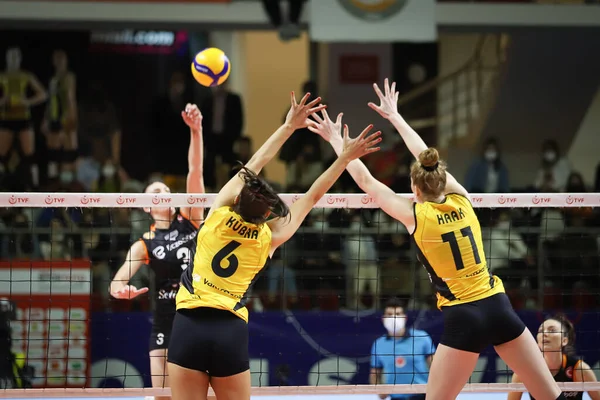 Istanbul Turquía Septiembre 2021 Vakifbank Eczacibasi Champions Cup Partido Burhan — Foto de Stock