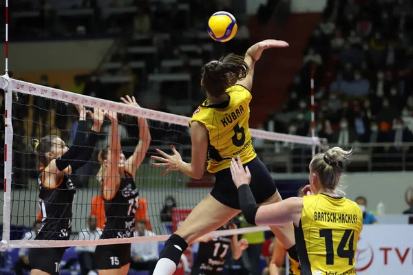 Istanbul Turquía Septiembre 2021 Vakifbank Eczacibasi Champions Cup Partido Burhan — Foto de Stock