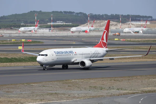 Istanbul Turkey Οκτωβριου 2021 Turkish Airlines Boeing 737 9F2Er 40979 — Φωτογραφία Αρχείου