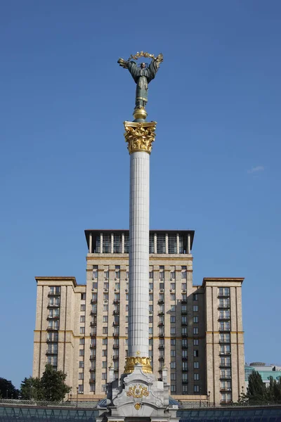 Veduta Maidan Nezalezhnosti Kiev Ucraina — Foto Stock