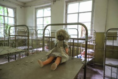 Çernobil Yasak Bölge, Çernobil, Ukrayna 'daki Anaokulu