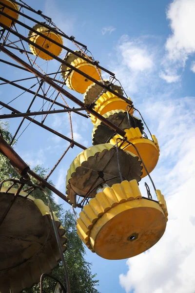 Ferris Wheel Pripyat Stad Tjernobyl Exclusion Zone Tjernobyl Ukraina — Stockfoto