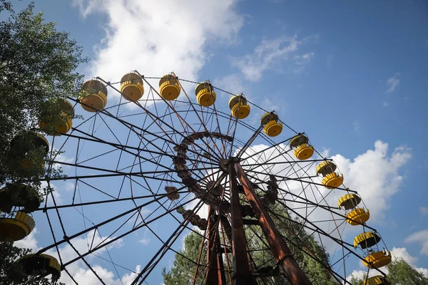 Riesenrad Stadt Pripjat Der Tschernobyl Sperrzone Tschernobyl Ukraine — Stockfoto
