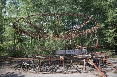 Çernobil Yasaklama Bölgesi, Çernobil, Ukrayna 'daki Atlıkarınca, Pripyat Kasabası