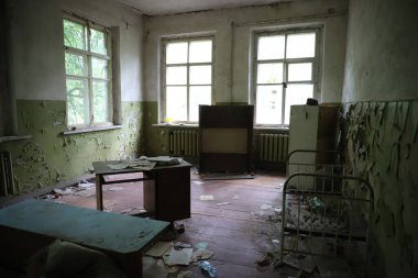 Çernobil Yasak Bölge, Çernobil, Ukrayna 'daki Anaokulu