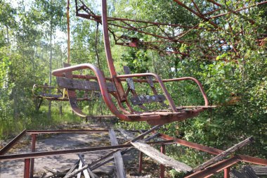 Çernobil Yasaklama Bölgesi, Çernobil, Ukrayna 'daki Atlıkarınca, Pripyat Kasabası