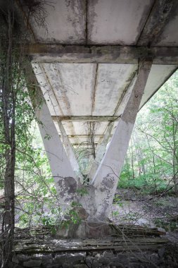 Çernobil Yasaklama Bölgesi, Çernobil, Ukrayna 'daki Pripyat Cafe