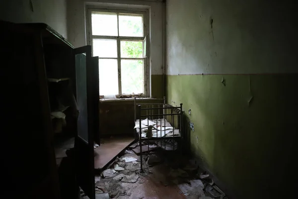 Grădiniță Zona Excludere Cernobîl Cernobîl Ucraina — Fotografie, imagine de stoc