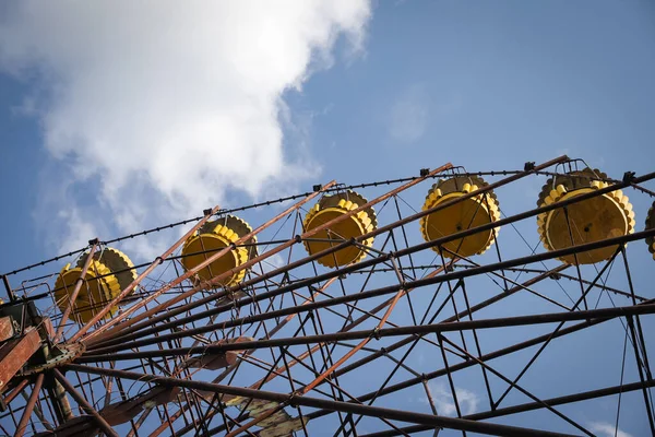 Ferris Wheel Pripyat Stad Tjernobyl Exclusion Zone Tjernobyl Ukraina — Stockfoto