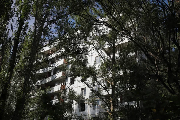 Building Pripyat Town Chernobyl Exclusion Zone Chernobyl Ukraine — Stock Photo, Image