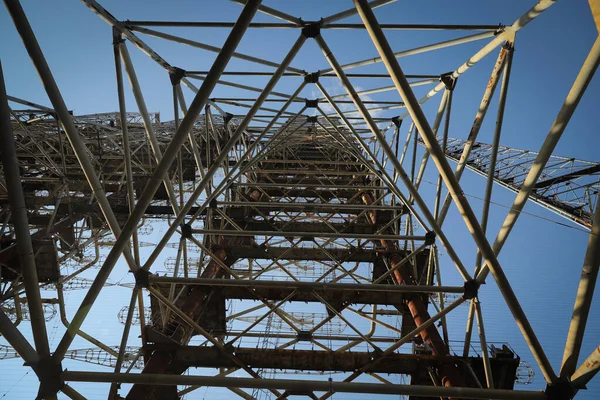 Duga Radar Černobylské Výlučné Zóně Černobyl Ukrajina — Stock fotografie