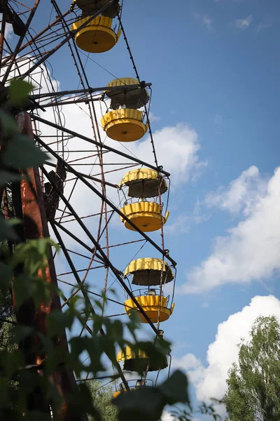 Ferris Wheel Pripyat Town Tsjernobyl Exclusion Zone Tsjernobyl Oekraïne — Stockfoto