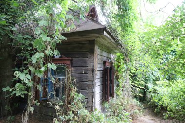 Chernobyl dışlama bölgesinde, Ukrayna Bina terk