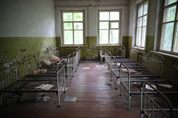 Jardín Infancia Zona Exclusión Chernobyl Chernobyl Ucrania —  Fotos de Stock