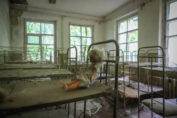 Çernobil Yasak Bölge Çernobil Ukrayna Daki Anaokulu — Stok fotoğraf