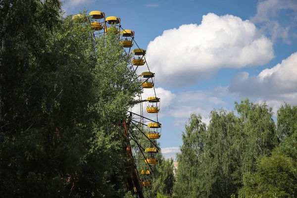 Ferris Wheel Pripyat Town Chernobyl Exclusion Zone Černobyl Ukraine — Stock fotografie