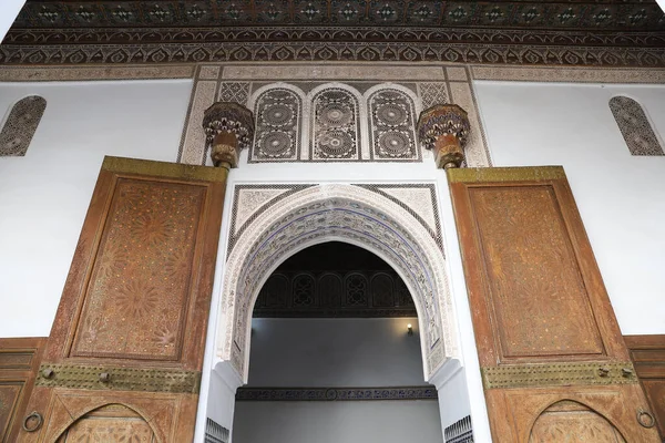 Pałac Bahia Marrakeszu Maroku — Zdjęcie stockowe