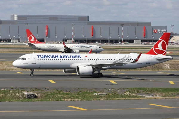 Istanbul Turquía Octubre 2021 Turkish Airlines Airbus A321 271Nx 8919 — Foto de Stock