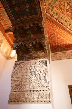 Fas 'ın Marakeş şehrindeki Bahia Sarayı