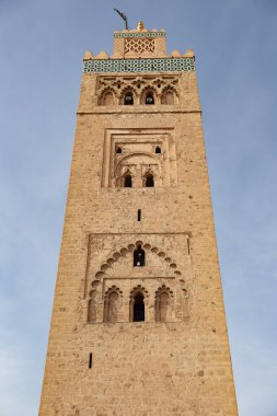 Fas 'ın Marakeş şehrindeki Kutubiyya Camii