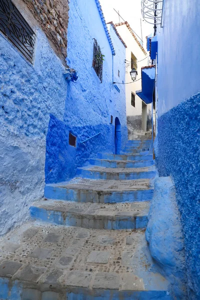 Blue Chefchaouen City, Fas 'ta bir sokak.