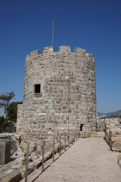 Toren Bodrum Castle Mugla City Turkije — Stockfoto