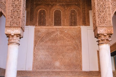 Fas 'ın Marakeş şehrindeki Saadiens Mezarları