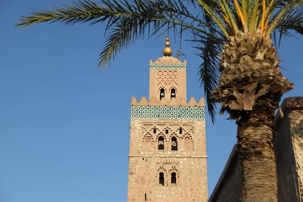 Mešita Kutubiyya Marrákeši Maroku — Stock fotografie