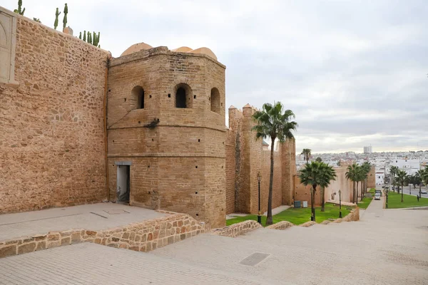 Walls Kasbah Udayas Rabat City Morocco — Foto de Stock