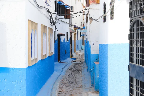 Straat Kasbah Van Udayas Rabat City Marokko — Stockfoto